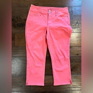 NYDJ Pink Capris- size 10